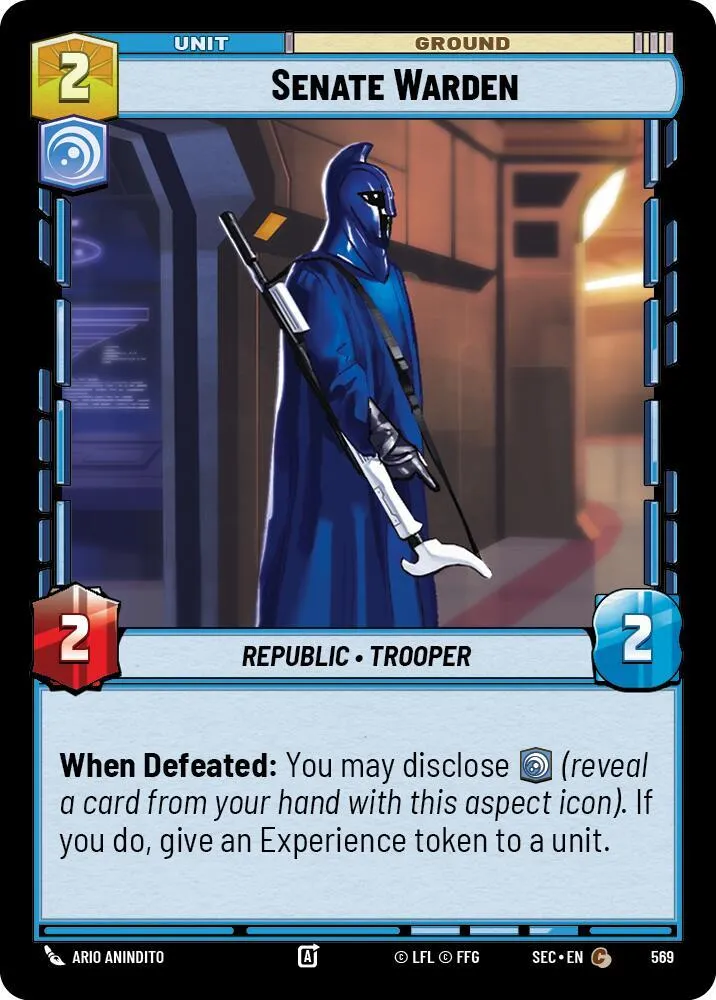 Gardien du Sénat — Secrets of Power — Star Wars: Unlimited