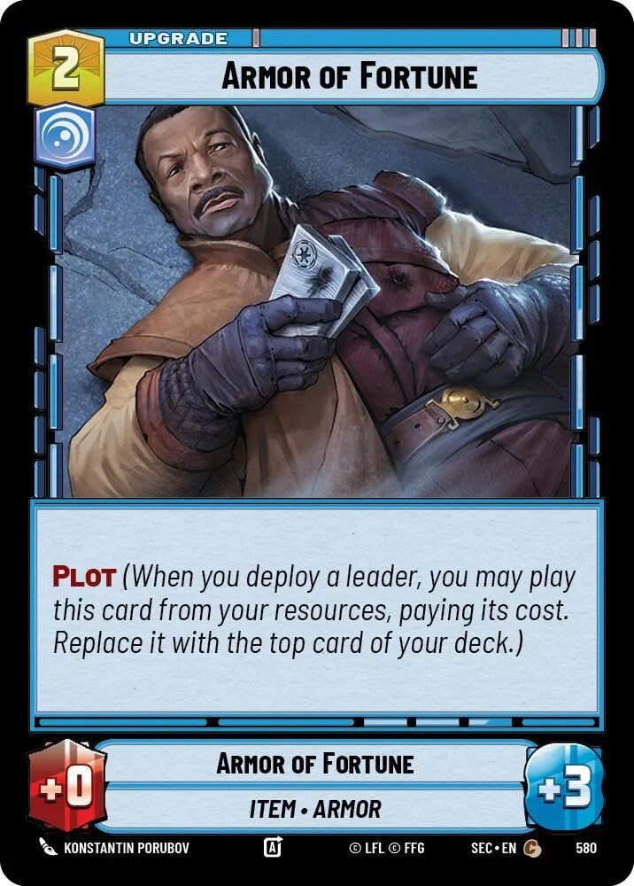Armure de Fortune — Secrets of Power — Star Wars: Unlimited