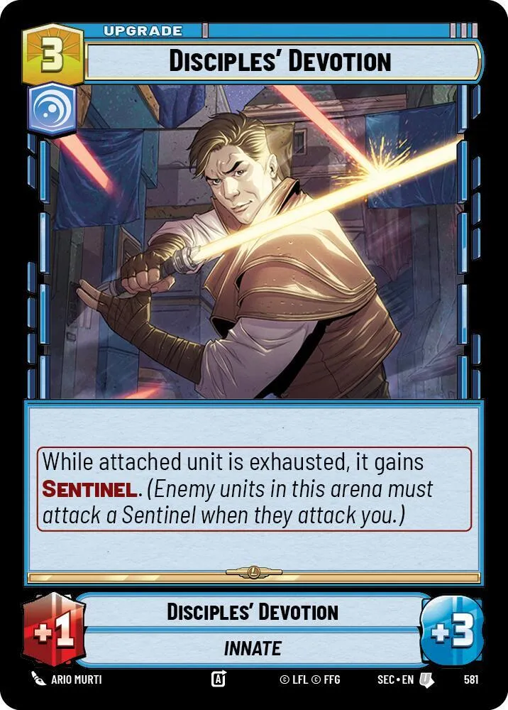Disciples' Devotion — Secrets of Power — Star Wars: Unlimited