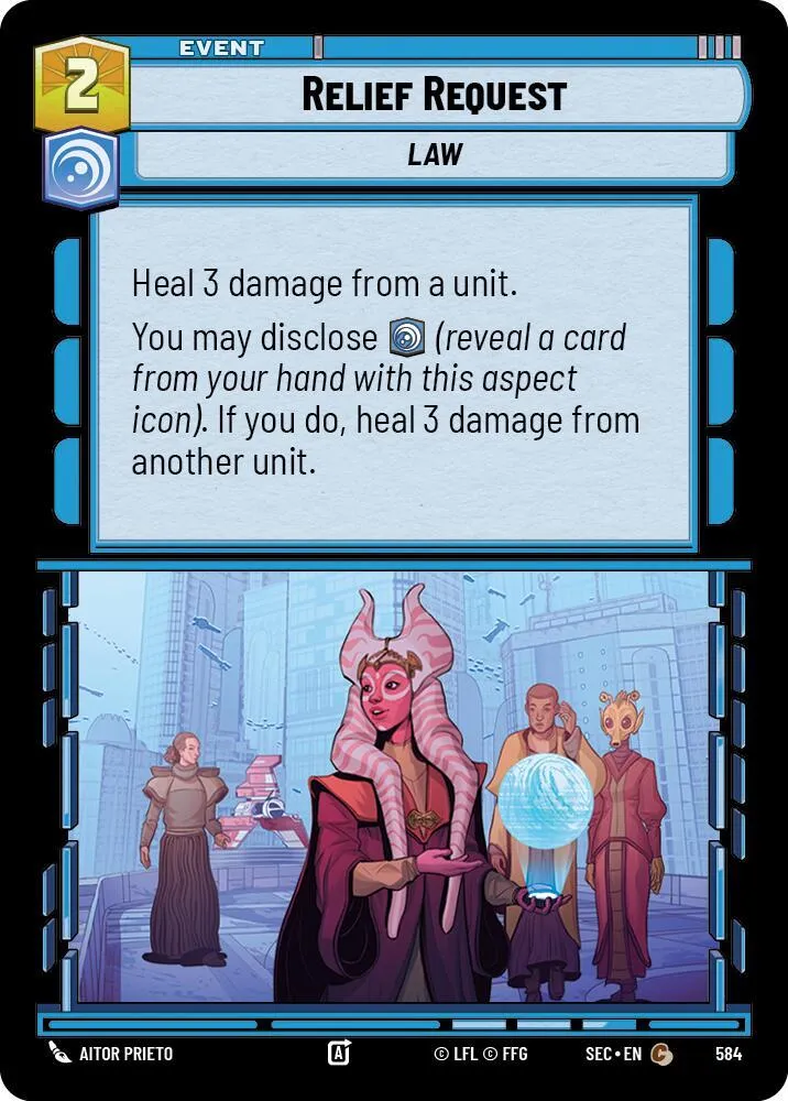 Requête Humanitaire — Secrets of Power — Star Wars: Unlimited