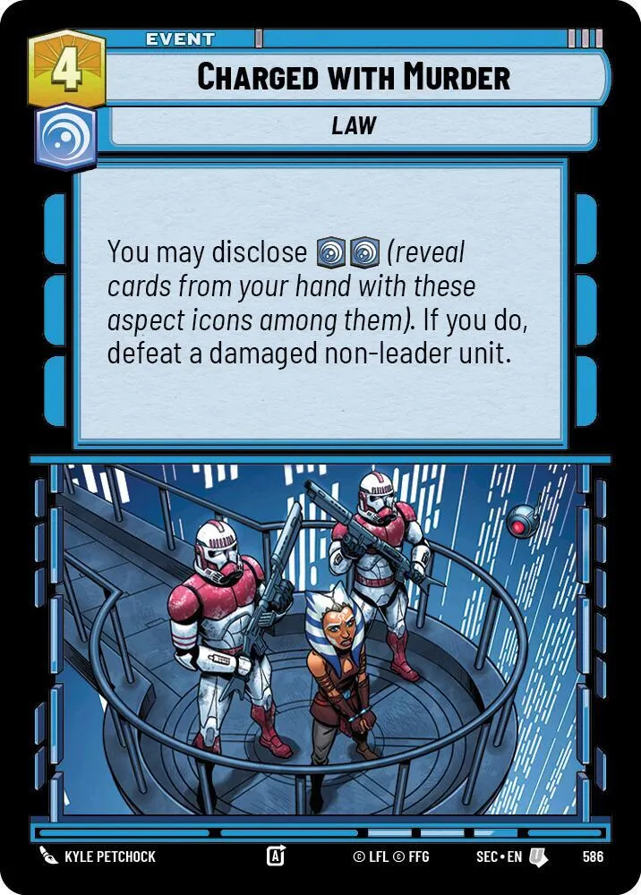 Accusée de Meurtre — Secrets of Power — Star Wars: Unlimited