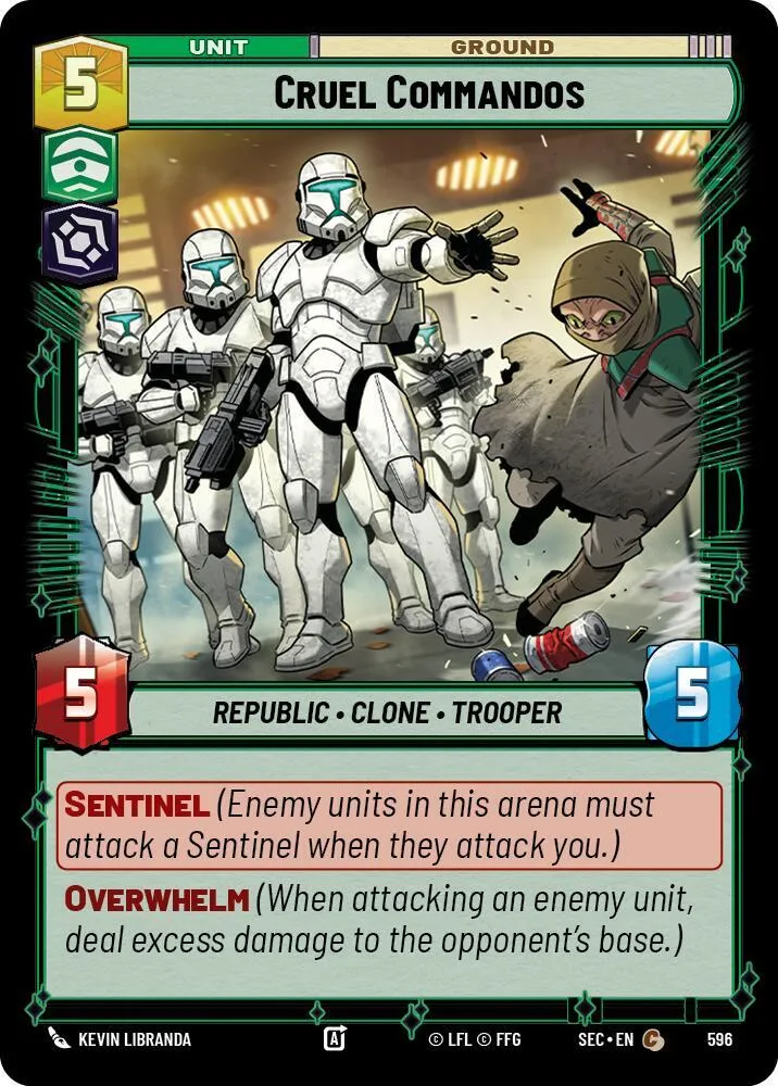 Cruel Commandos from Secrets of Power - Star Wars: Unlimited