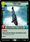 Product image for First Light - Threatening Elegance