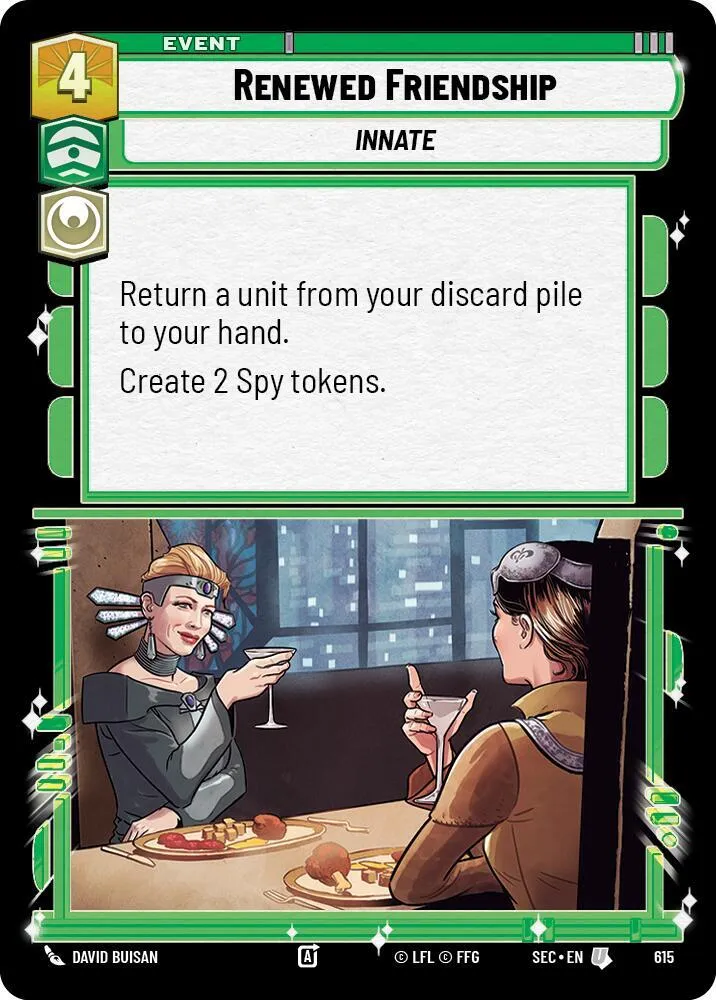 Amitié Renouvelée — Secrets of Power — Star Wars: Unlimited