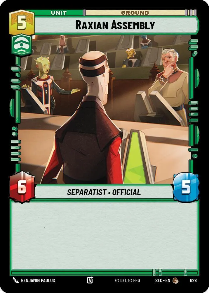 Assemblée Raxienne — Secrets of Power — Star Wars: Unlimited