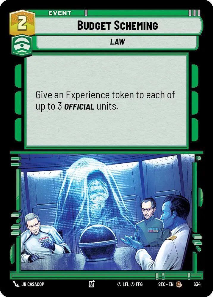 Magouille Budgétaire — Secrets of Power — Star Wars: Unlimited