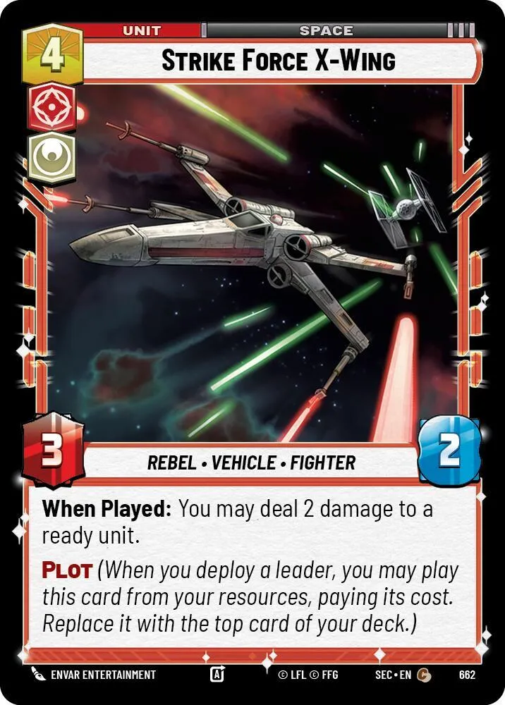 X-Wing de la Force d'Assaut — Secrets of Power — Star Wars: Unlimited