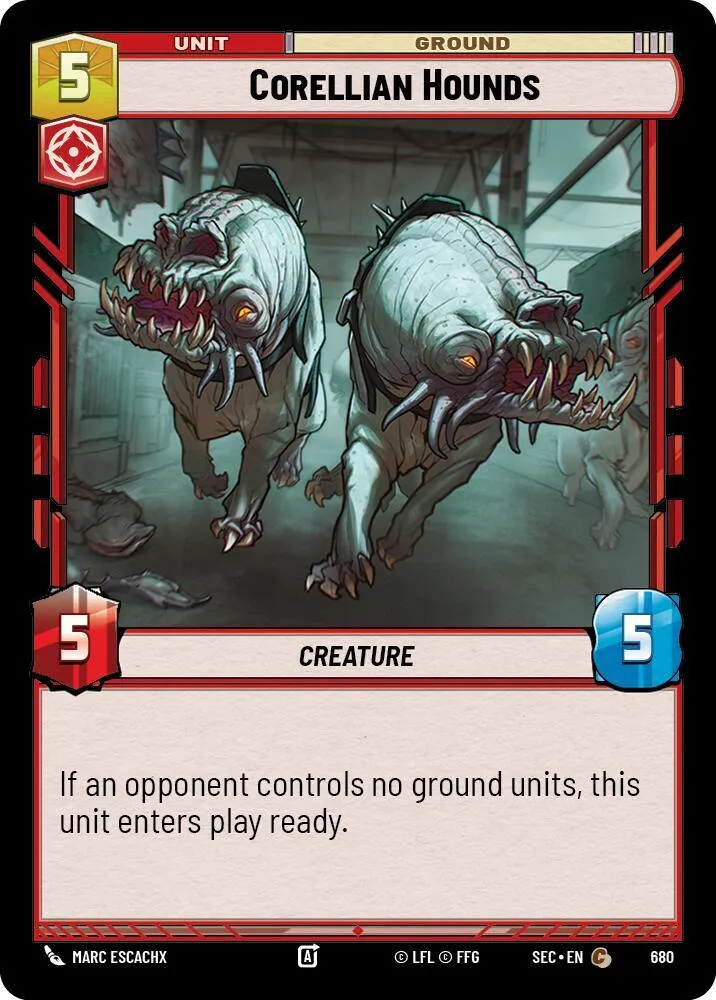 Limiers Corelliens — Secrets of Power — Star Wars: Unlimited