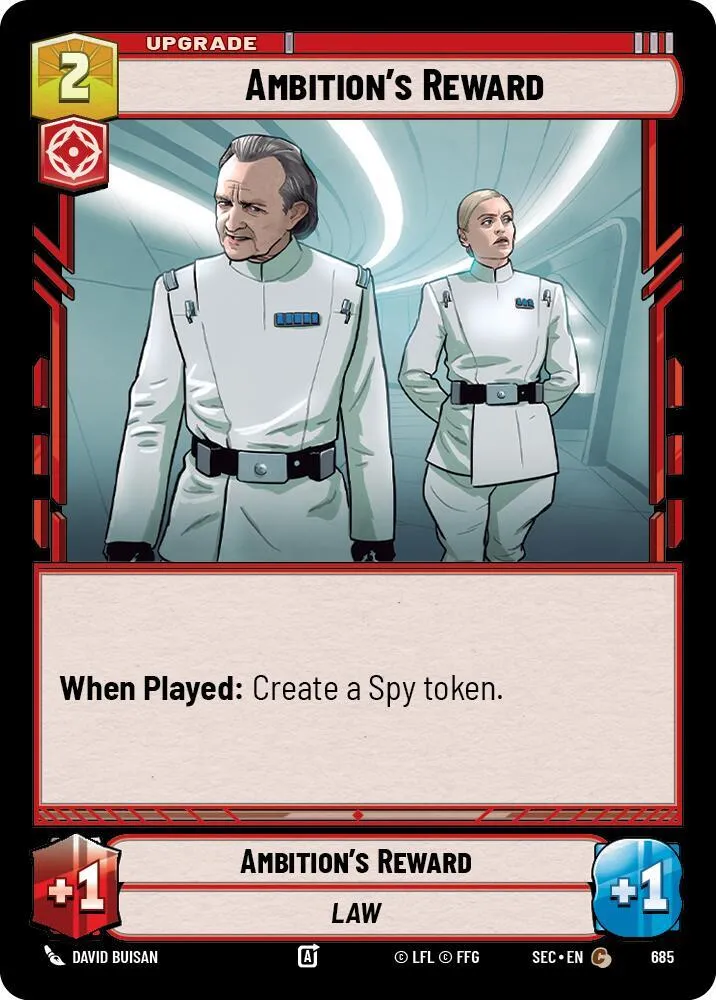 Récompenser l'Ambition — Secrets of Power — Star Wars: Unlimited