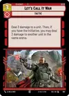 Product image for Let's Call It War