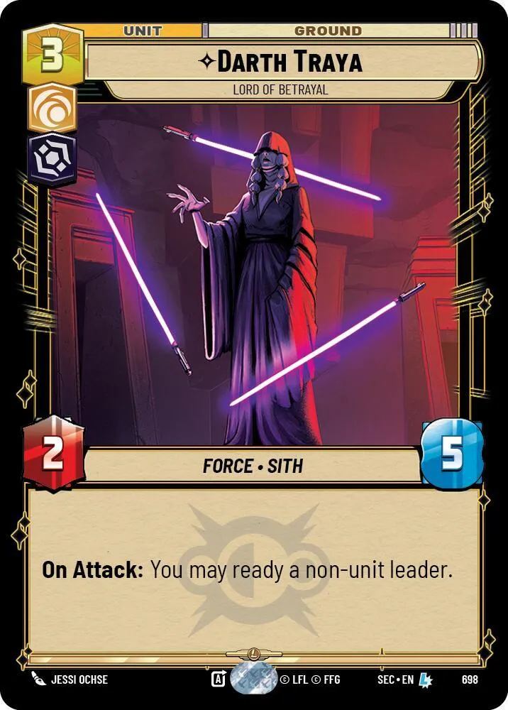 Darth Traya - Lord of Betrayal — Secrets of Power — Star Wars: Unlimited
