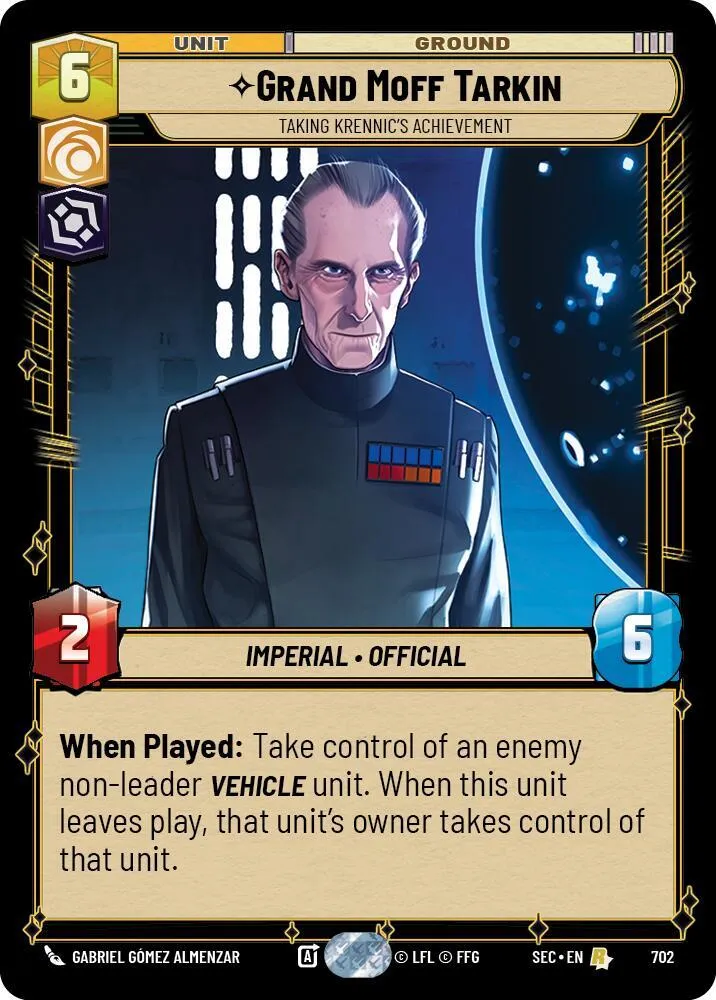 Grand Moff Tarkin - Taking Krennic's Achievement — Secrets of Power — Star Wars: Unlimited