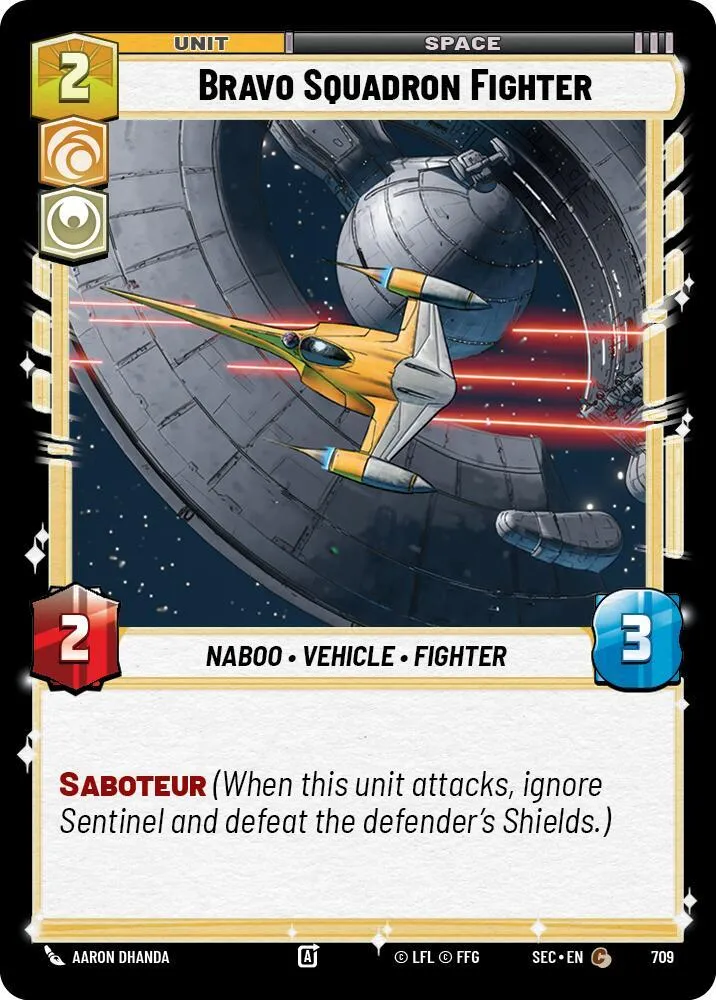 Chasseur de l'Escadron Bravo — Secrets of Power — Star Wars: Unlimited
