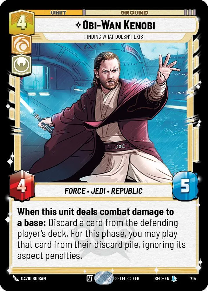 Obi-Wan Kenobi - Finding What Doesn't Exist — Secrets of Power — Star Wars: Unlimited