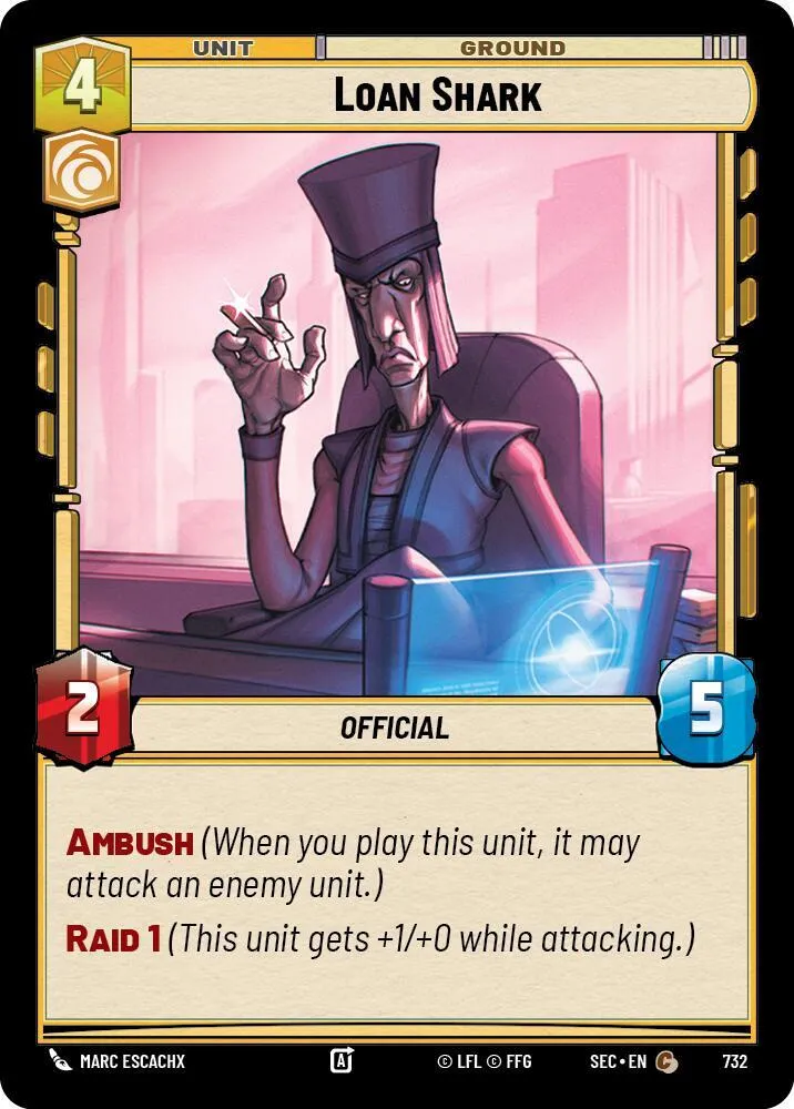 Usurier — Secrets of Power — Star Wars: Unlimited