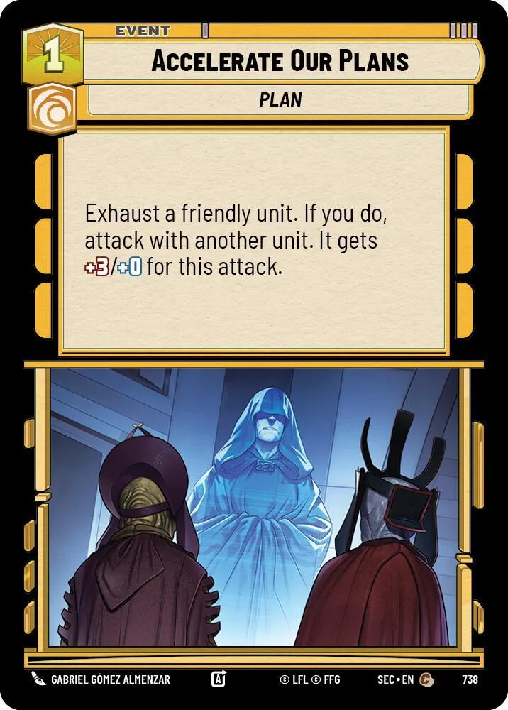 Accélérez nos Plans — Secrets of Power — Star Wars: Unlimited