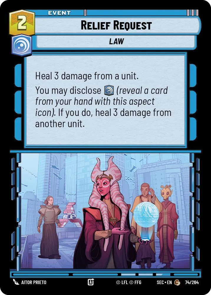 Requête Humanitaire — Secrets of Power — Star Wars: Unlimited
