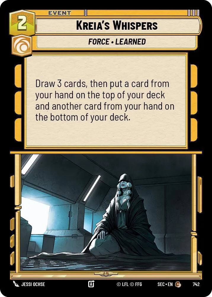 Murmures de Kreia — Secrets of Power — Star Wars: Unlimited