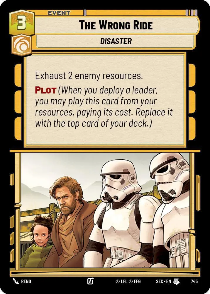 Faire Fausse Route — Secrets of Power — Star Wars: Unlimited