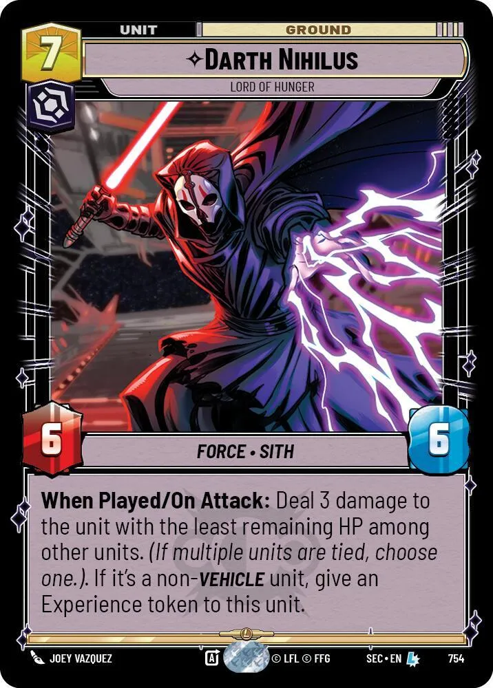 Dark Nihilus - Seigneur De La Faim — Secrets of Power — Star Wars: Unlimited
