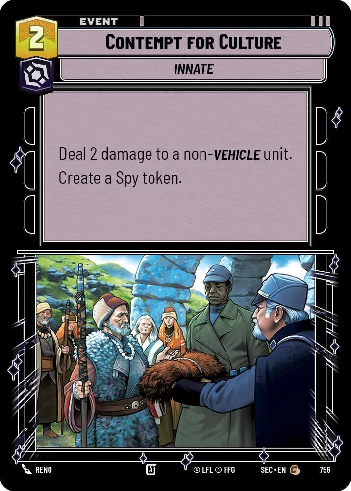 Mépris de la Culture — Secrets of Power — Star Wars: Unlimited