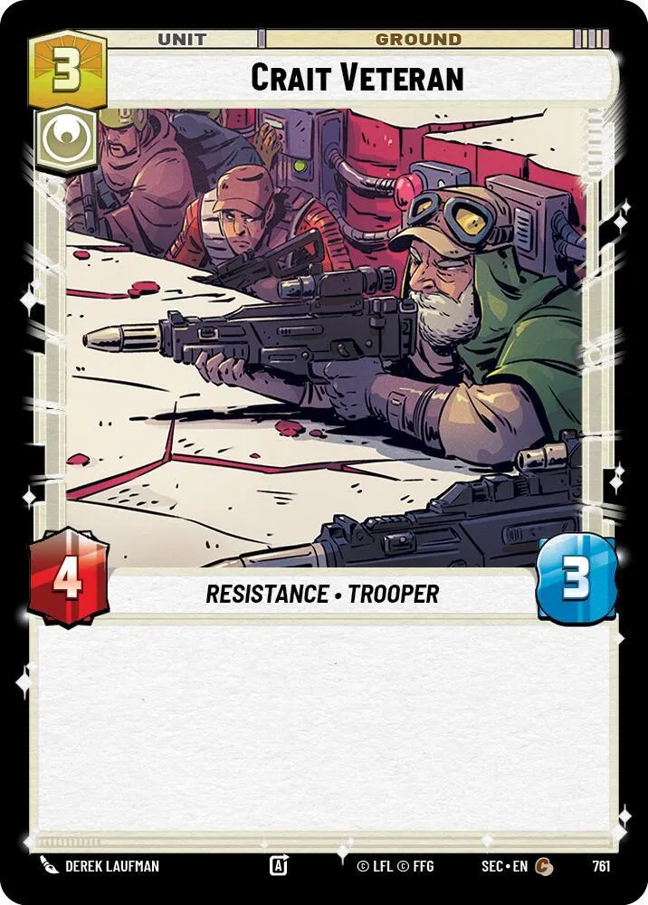 Vétéran de Crait — Secrets of Power — Star Wars: Unlimited