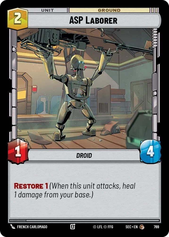 Ouvrier ASP — Secrets of Power — Star Wars: Unlimited