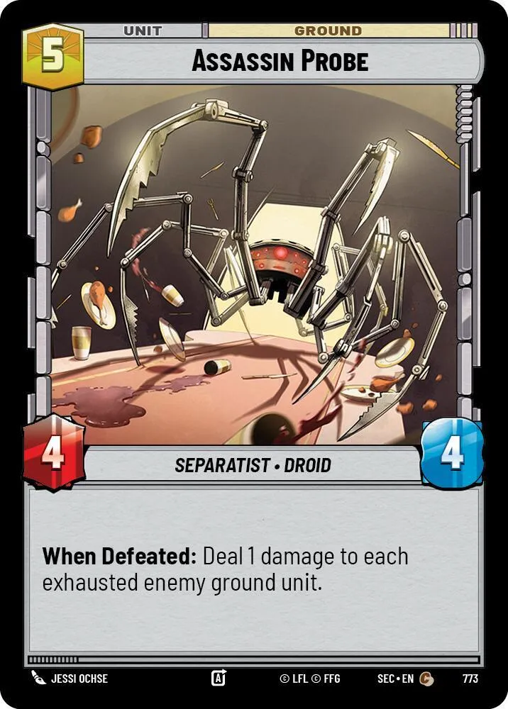 Sonde Assassin — Secrets of Power — Star Wars: Unlimited