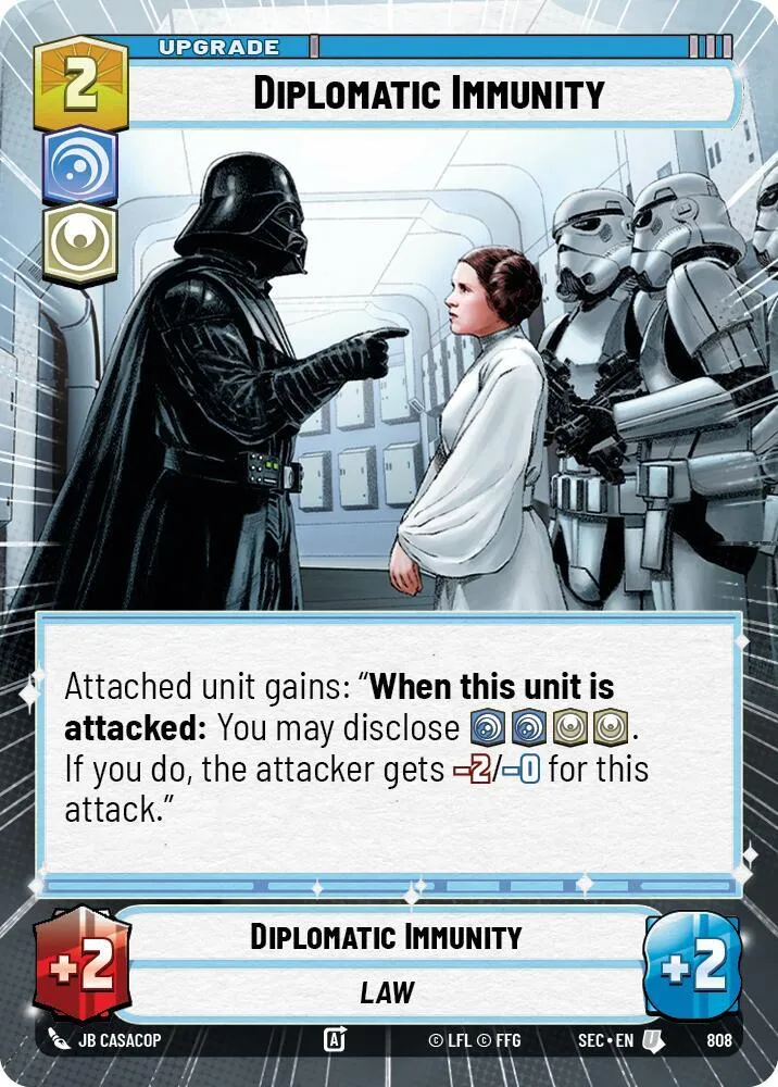Diplomatic Immunity — Secrets of Power — Star Wars: Unlimited