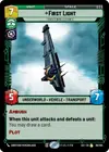 Product image for First Light - Threatening Elegance