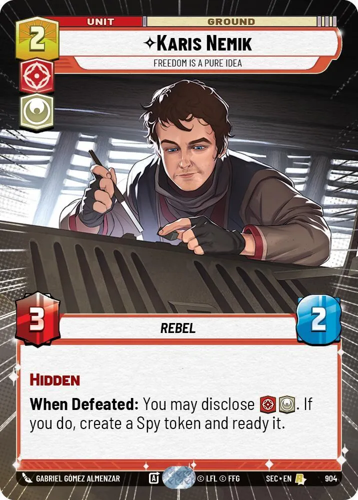 Karis Nemik - La Liberté Est Une Idée Pure from Secrets of Power - Star Wars: Unlimited