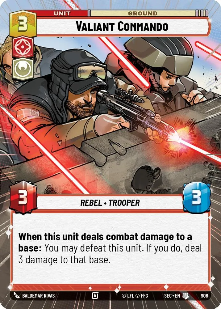 Vaillant Commando — Secrets of Power — Star Wars: Unlimited