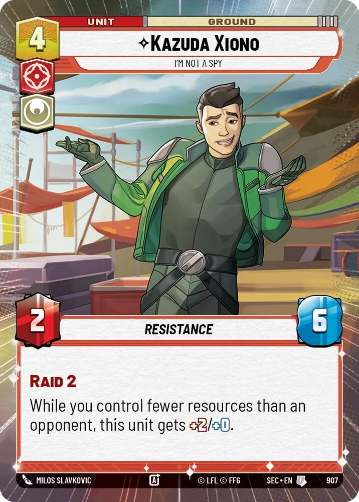 Kazuda Xiono - I'm Not A Spy — Secrets of Power — Star Wars: Unlimited