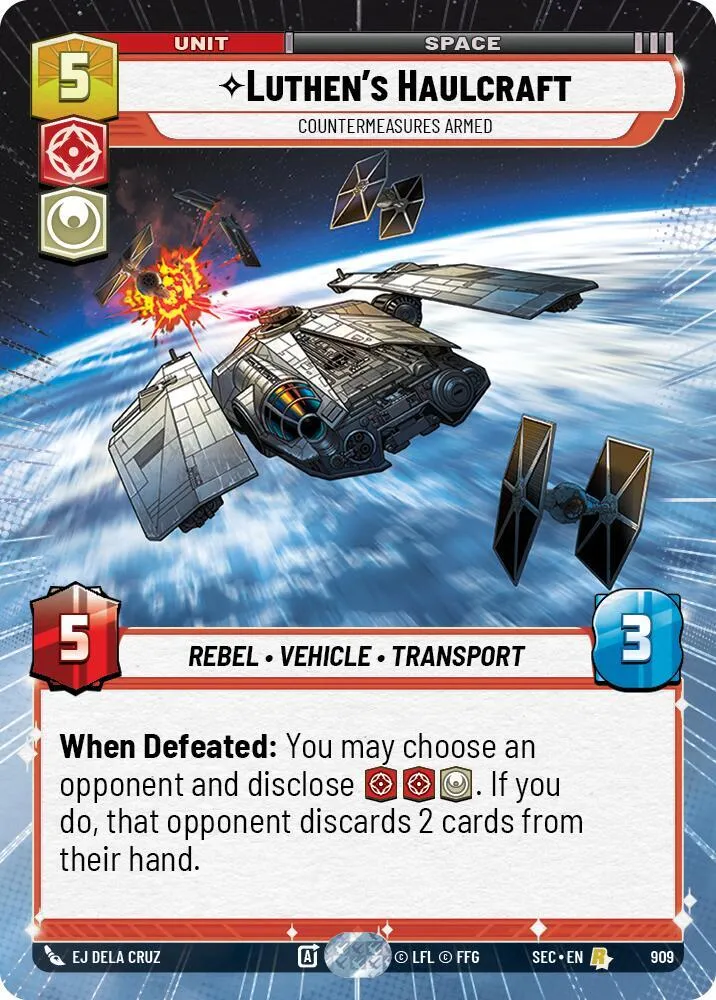 Luthen's Haulcraft - Countermeasures Armed — Secrets of Power — Star Wars: Unlimited