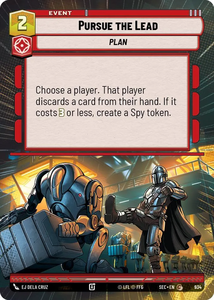 Pursue the Lead — Secrets of Power — Star Wars: Unlimited
