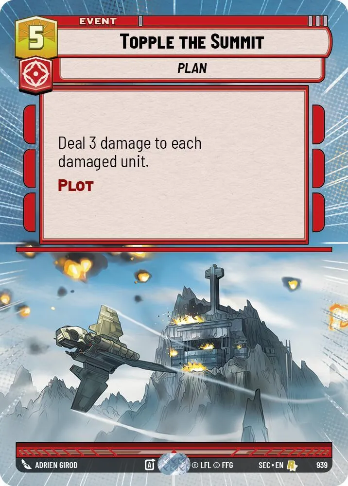 Topple the Summit — Secrets of Power — Star Wars: Unlimited