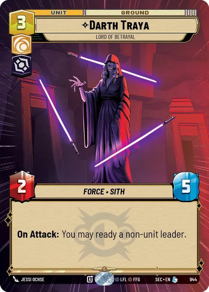 Darth Traya - Lord of Betrayal — Secrets of Power — Star Wars: Unlimited