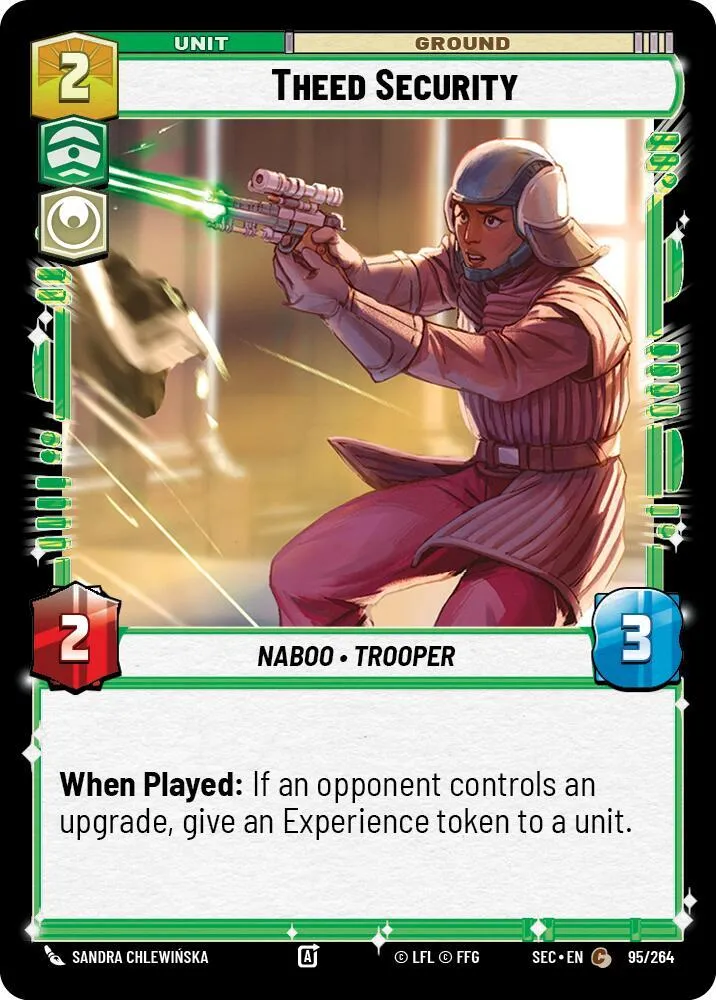 Sécurité de Theed — Secrets of Power — Star Wars: Unlimited