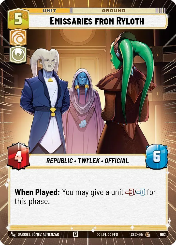 Emissaries from Ryloth — Secrets of Power — Star Wars: Unlimited