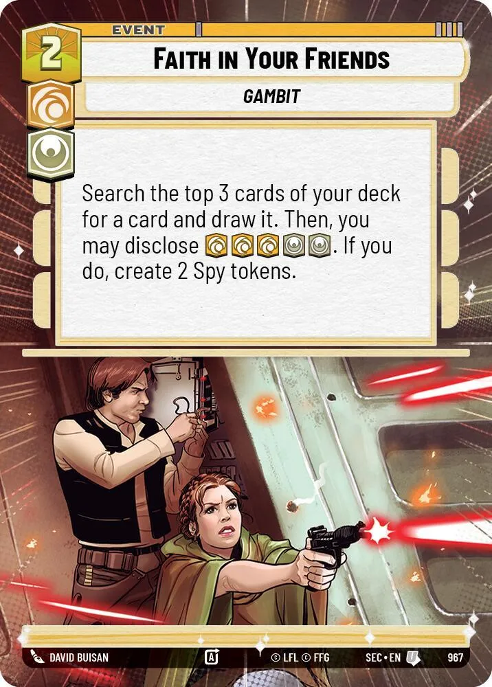 Faith in Your Friends — Secrets of Power — Star Wars: Unlimited