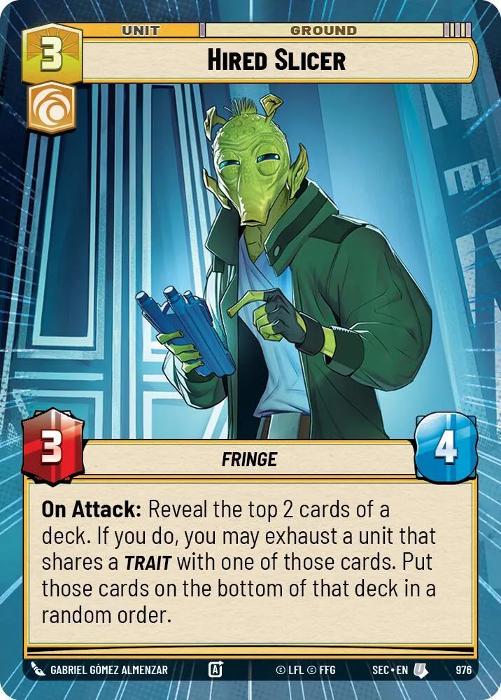 Hired Slicer — Secrets of Power — Star Wars: Unlimited