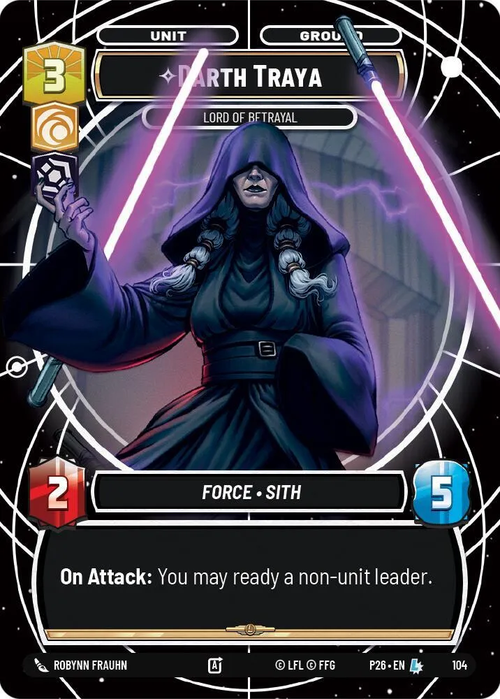 Dark Traya - Seigneur De La Trahison — Sector and Regional Promos: Season 1 — Star Wars: Unlimited