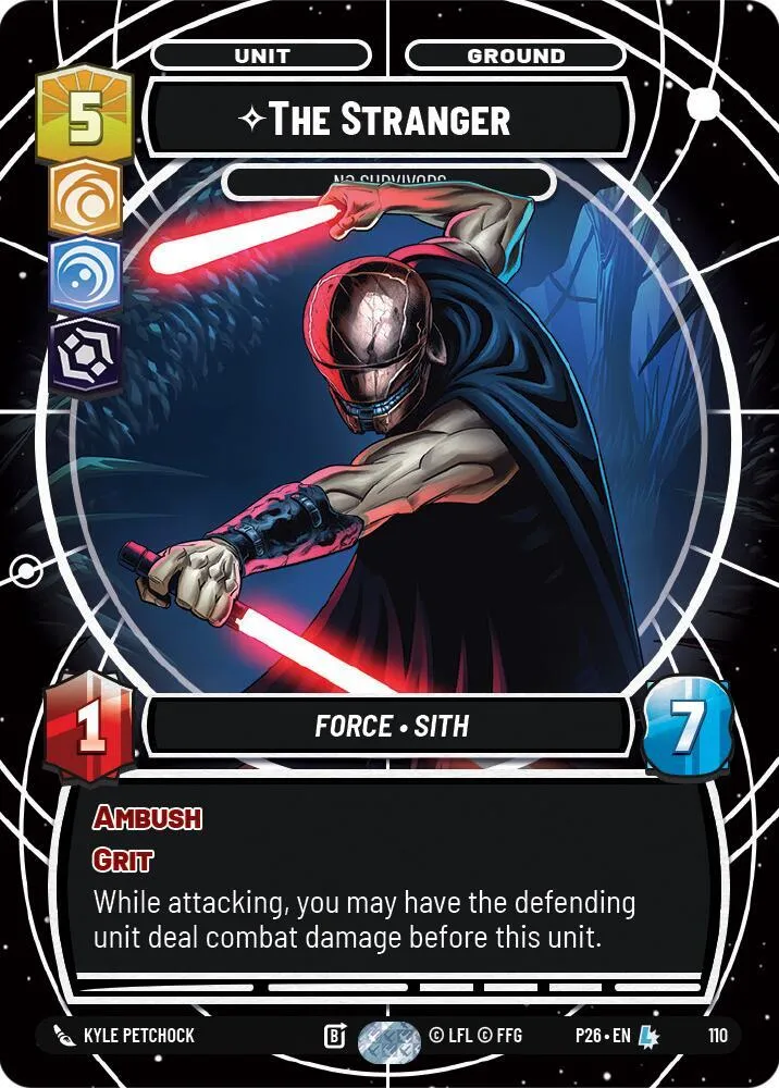 The Stranger - No Survivors — Sector and Regional Promos: Season 1 — Star Wars: Unlimited