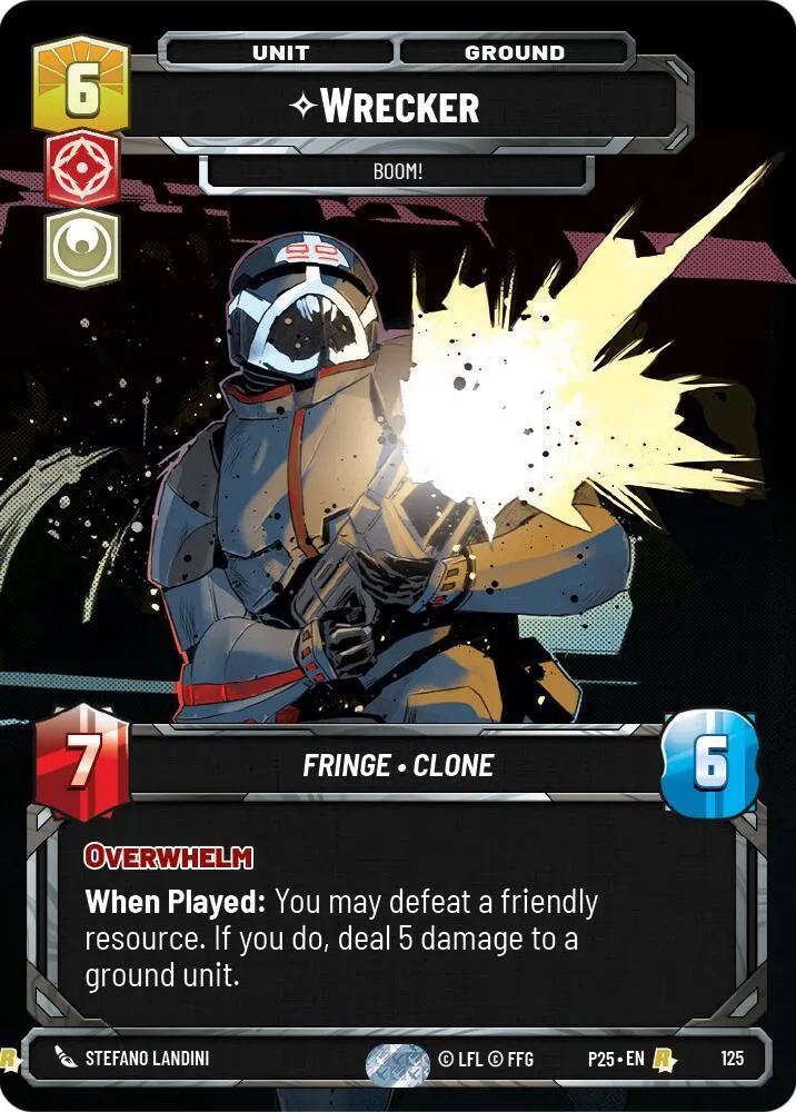 Wrecker - Boum ! — Sector and Regional Promos: Season 1 — Star Wars: Unlimited