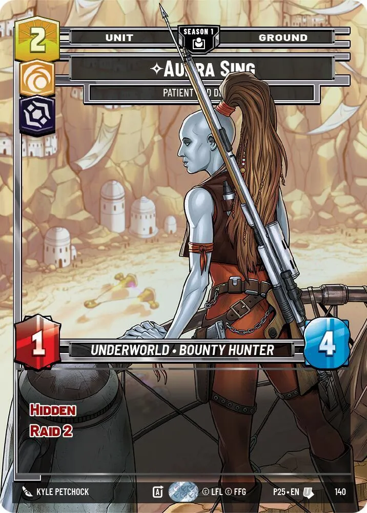 Aurra Sing - Patiente Et Mortelle — Sector and Regional Promos: Season 1 — Star Wars: Unlimited
