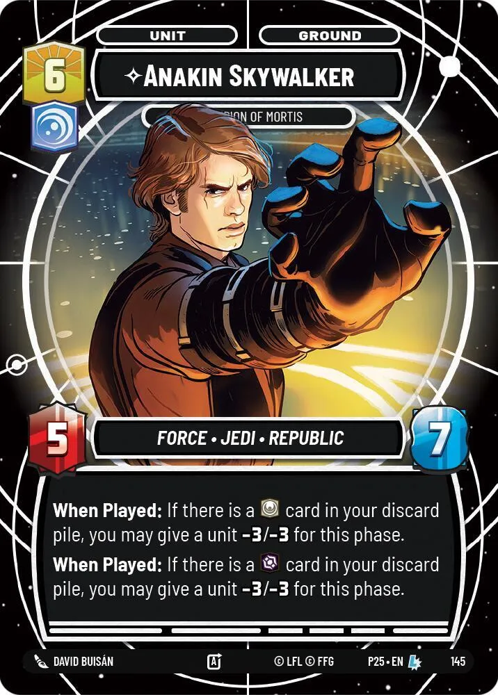 Anakin Skywalker - Champion De Mortis — Sector and Regional Promos: Season 1 — Star Wars: Unlimited