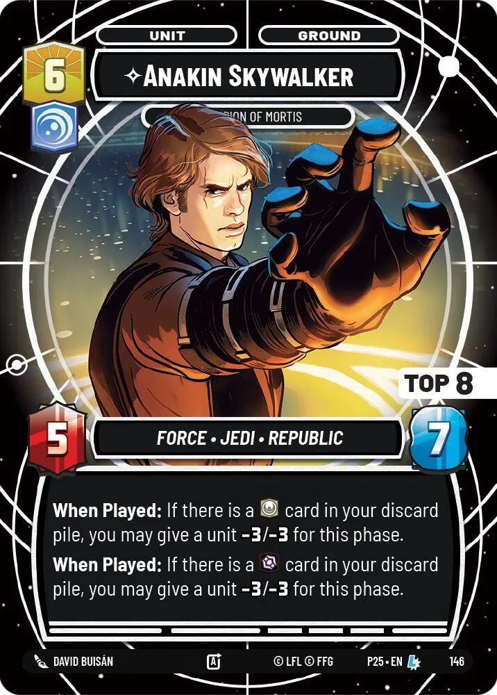 Anakin Skywalker - Champion of Mortis (Top 8) — Sector and Regional Promos: Season 1 — Star Wars: Unlimited