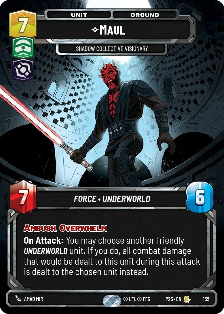 Maul - Visionnaire Du Collectif Des Ombres — Sector and Regional Promos: Season 1 — Star Wars: Unlimited