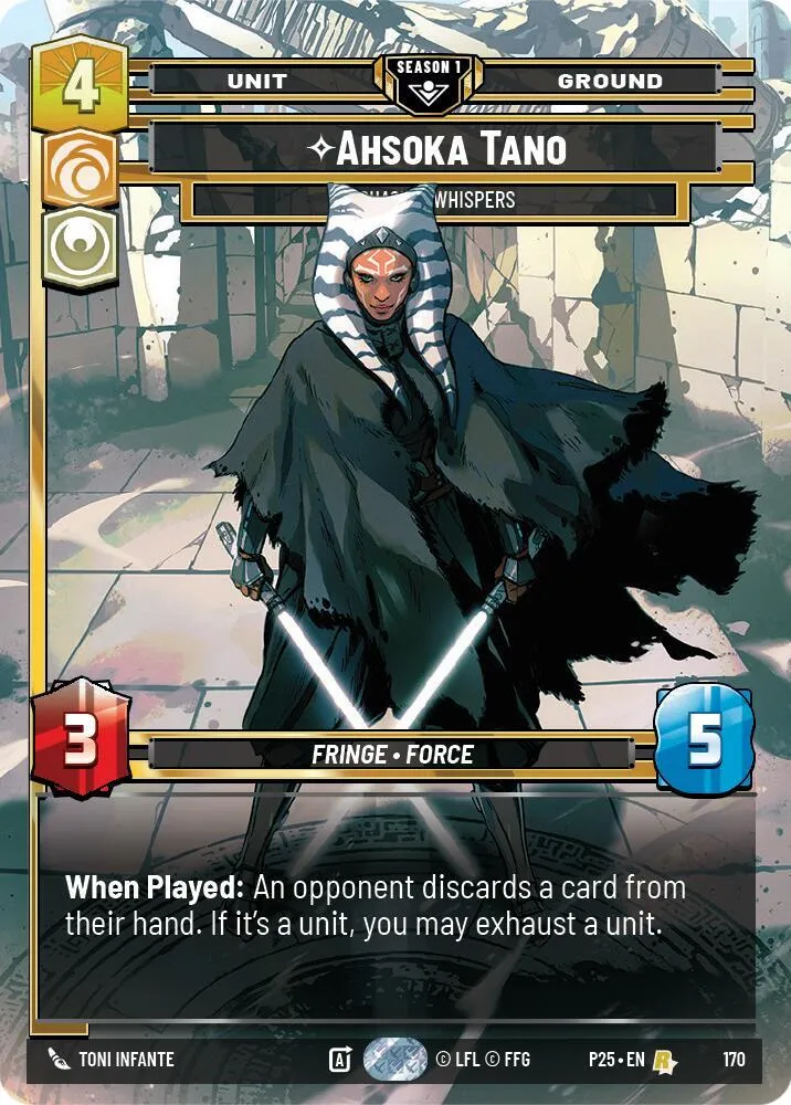 Ahsoka Tano - Pourchasse Des Murmures — Sector and Regional Promos: Season 1 — Star Wars: Unlimited