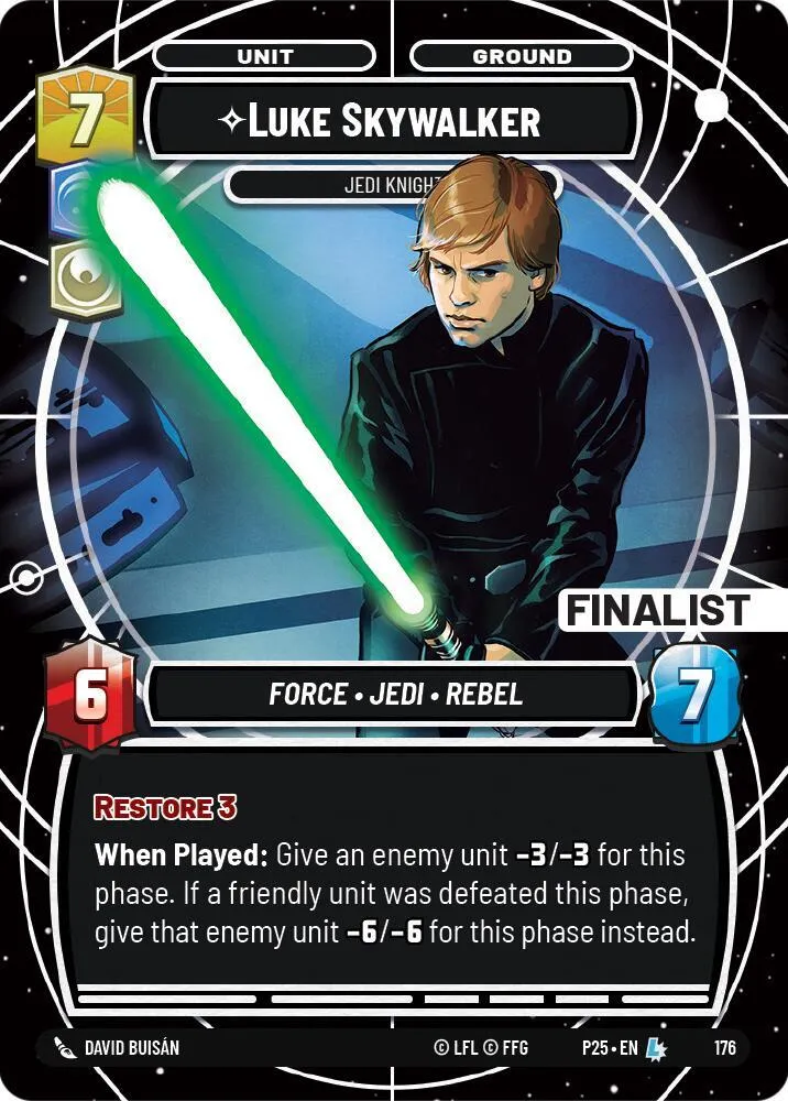 Luke Skywalker - Jedi Knight (Finalist) — Sector and Regional Promos: Season 1 — Star Wars: Unlimited